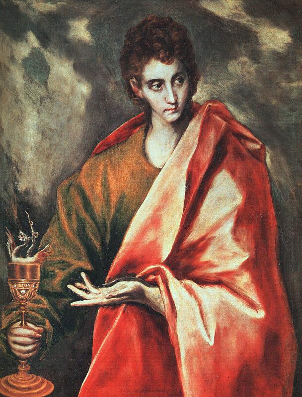 El Greco St. John the Evangelist Germany oil painting art
